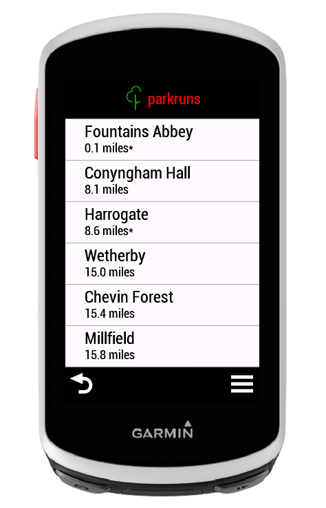 parkrun finder · Screenshot 4