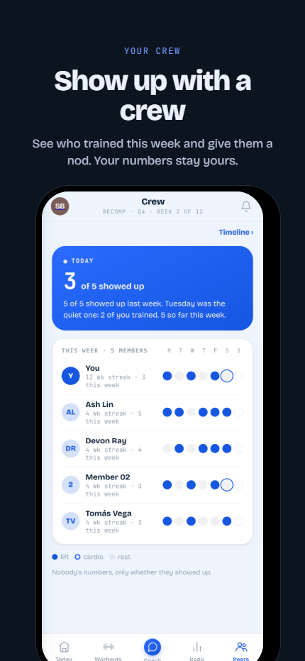 Beat: Fitness Coach & Crew · Screenshot 4