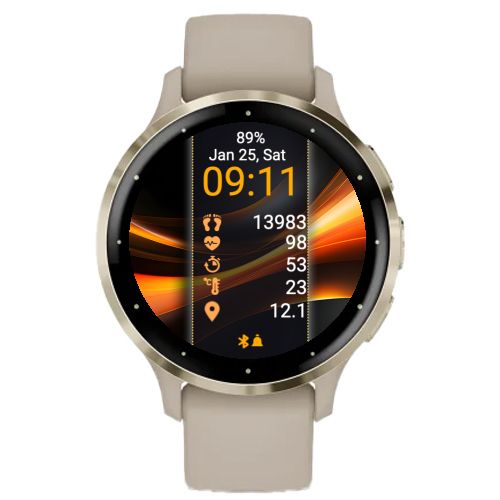 Orange Waves · Screenshot 1
