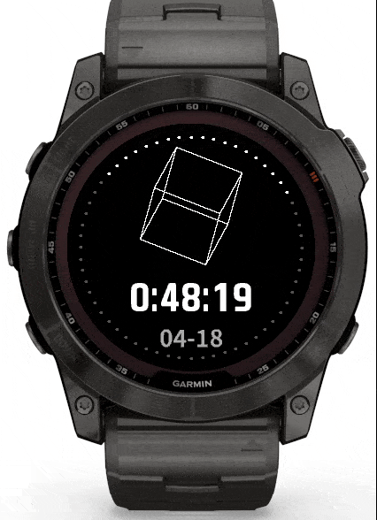 Cube Chrono watch face screenshot 2