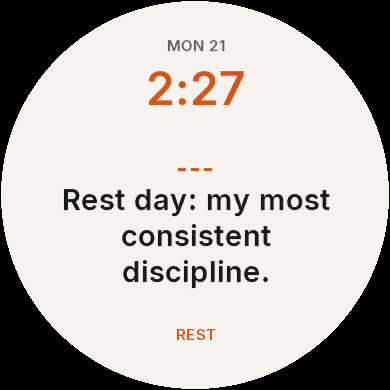 Run Wit Watch Face - Funny Running Quotes · Screenshot 1