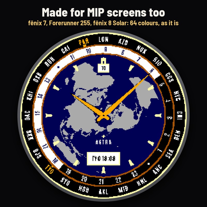Astra Longitude Pro – 世界时间，时区腕表 · Screenshot 3