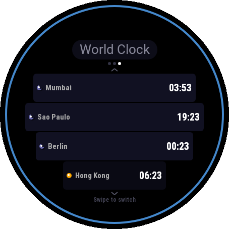 World Clock · Screenshot 2