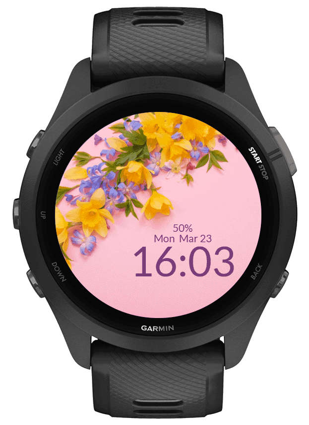 Spring Flowers Pink Background · Screenshot 0