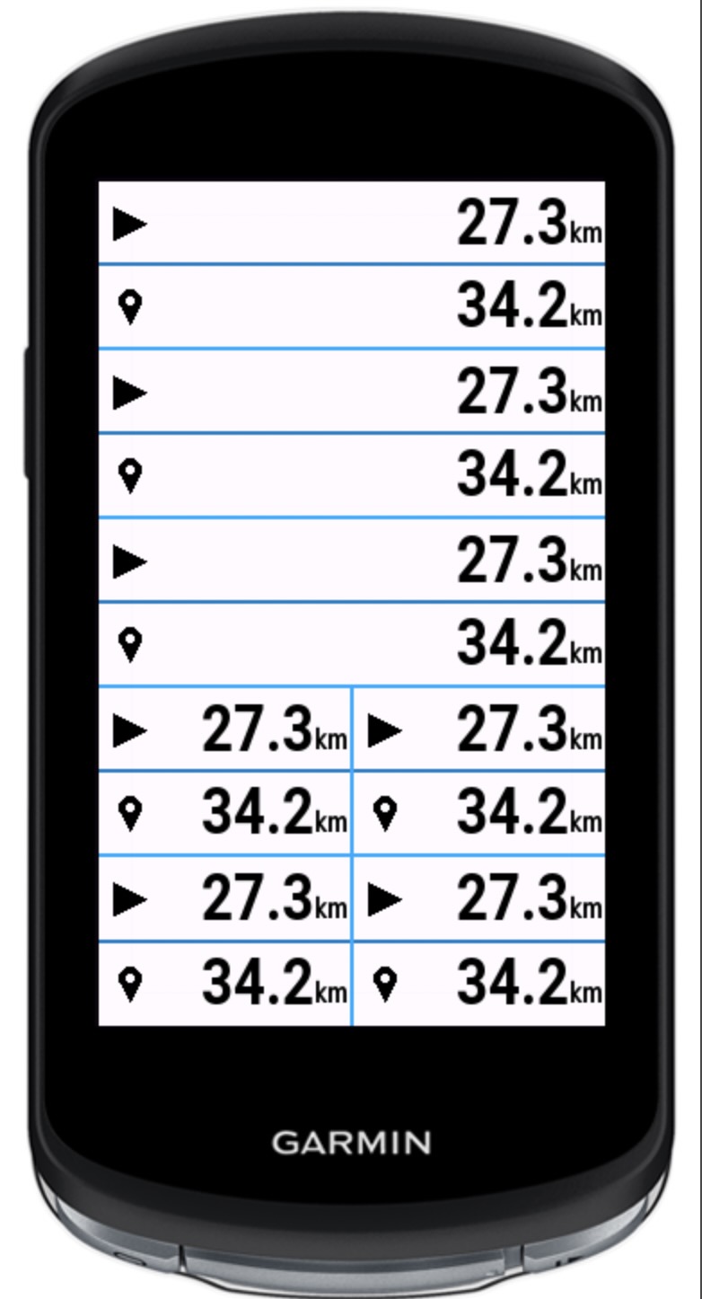 Elapsed/Remaining Distance Field (Smart) · Screenshot 0