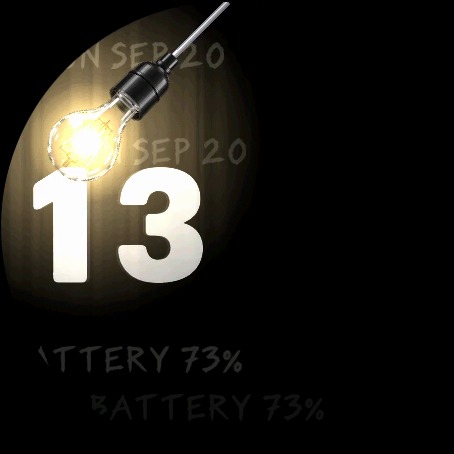 The Light Bulb – Pendulum Watch Face · Screenshot 0