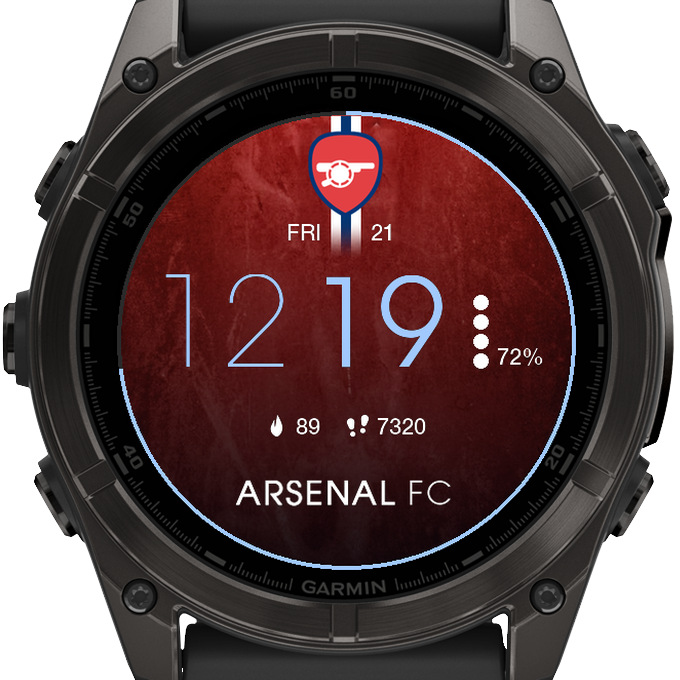 Arsenal Football Soccer Digital Watch Face · Screenshot 2