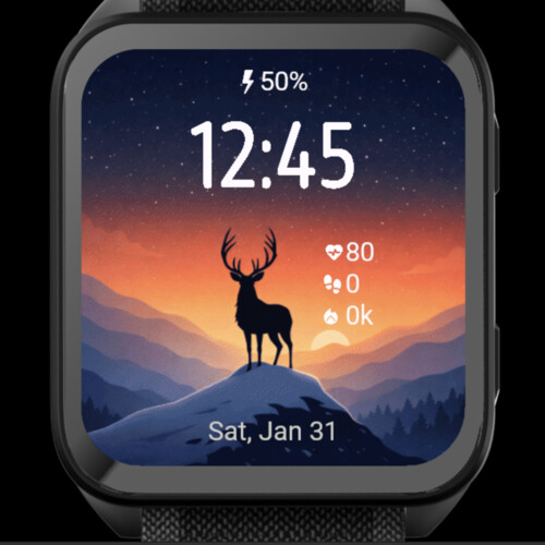 Stag at Sunset 3