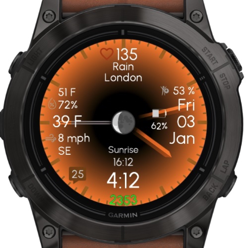 Gradient - Orange (OWM Weather) · Screenshot 3