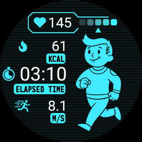 Rad-Lad Run Data Field · Screenshot 1