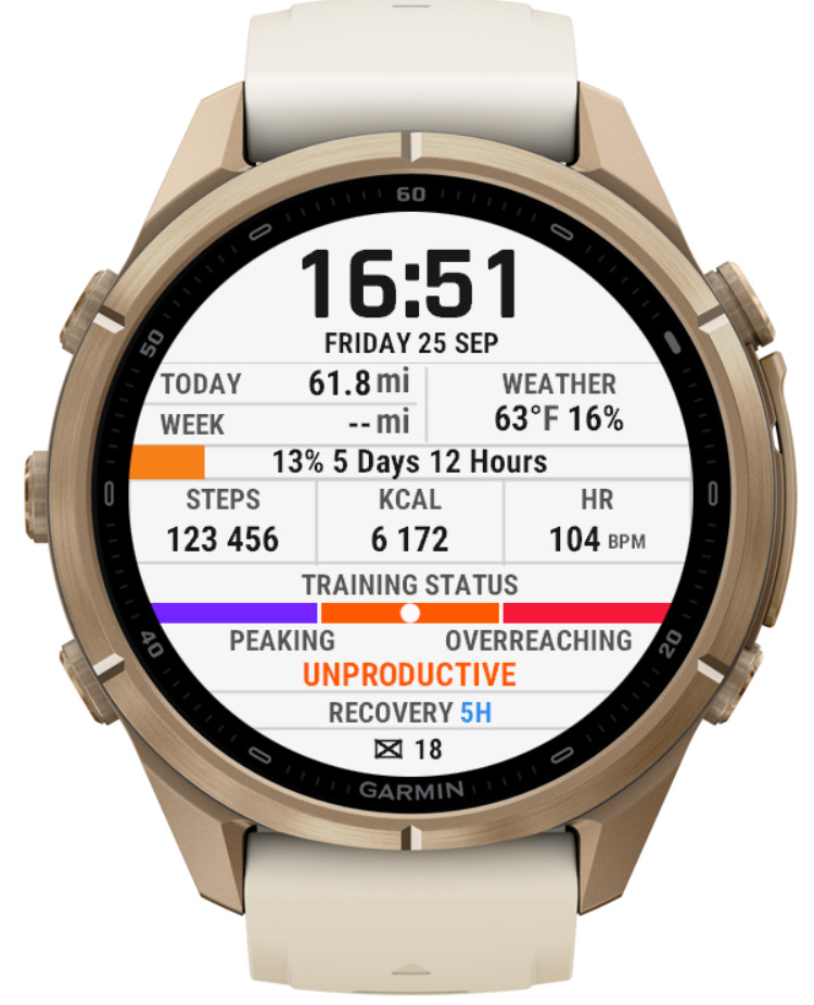 N13 Elite - Performance Dashboard Watch Face · Screenshot 2