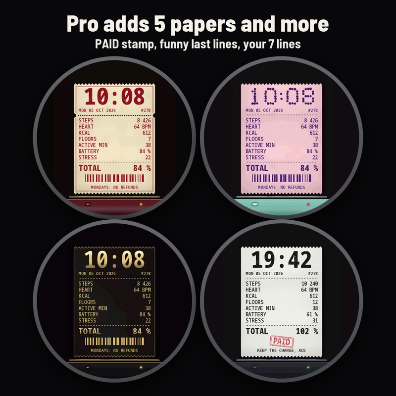 Astra Receipt – 动态趣味购物小票 · Screenshot 4