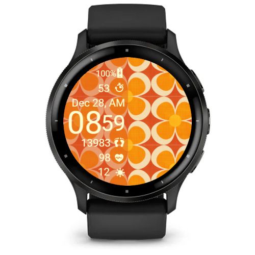 Retro Orange Flower Power Wallpaper · Screenshot 2