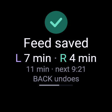 Toma – Breastfeeding Tracker · Screenshot 3
