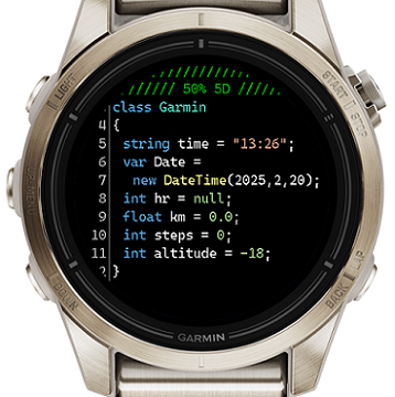 Programmer Watch Face · Screenshot 1