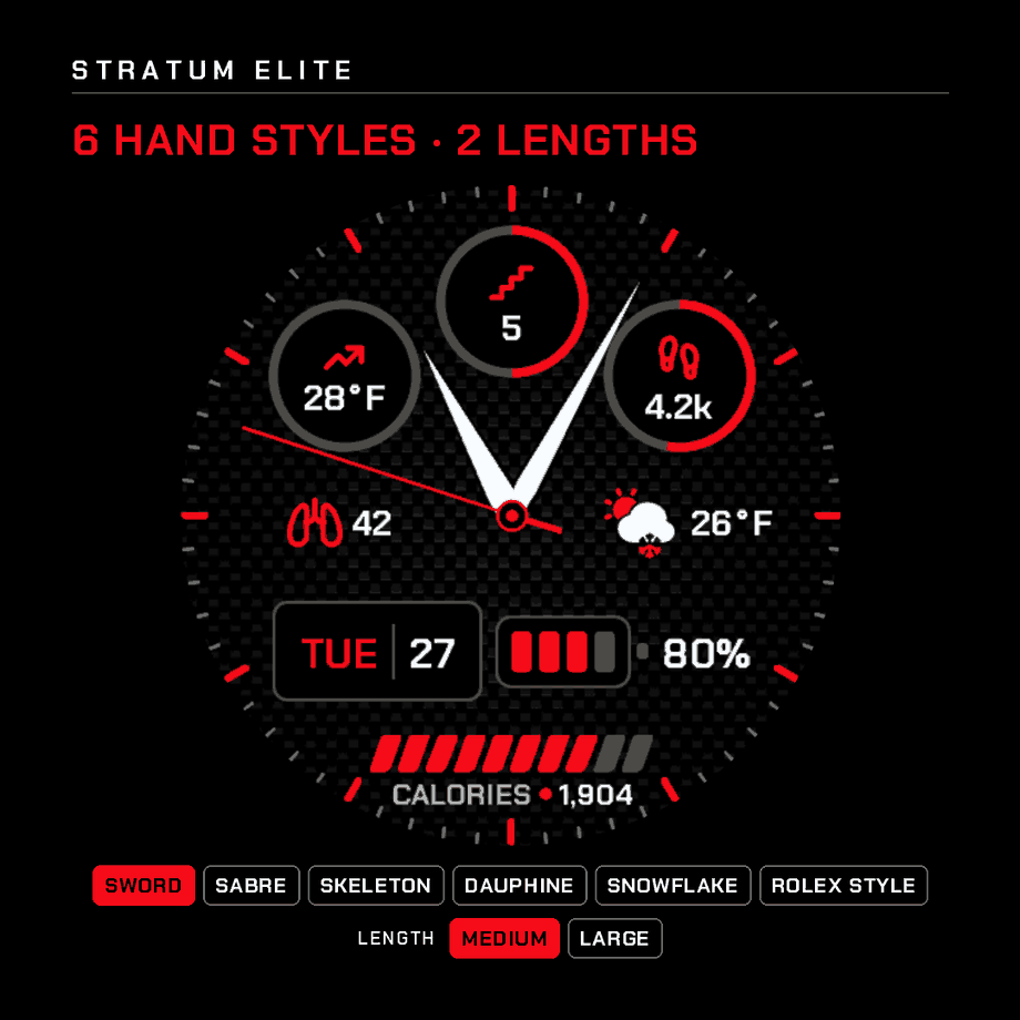 Stratum Elite 指针表盘 - 丰富数据 · Screenshot 2