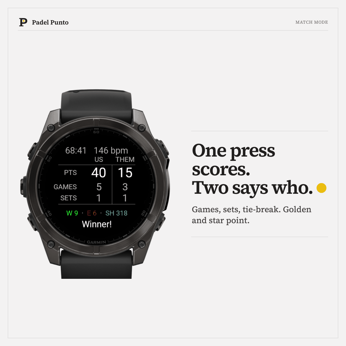 Padel Punto - Score & Performance Tracker (Trial) · Screenshot 1