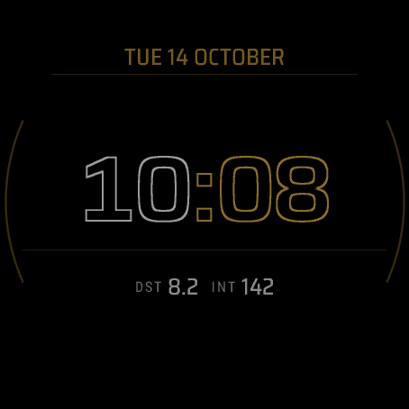 Gold Rule - Elegant Digital Face · Screenshot 1