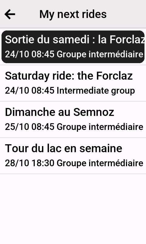 Pédalons · Screenshot 1