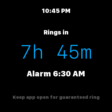 Countdown Alarm · Screenshot 0