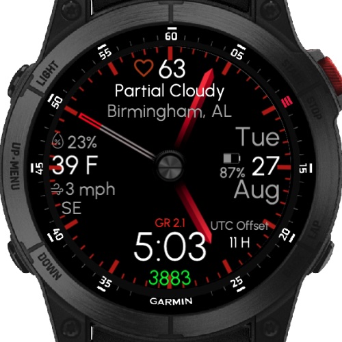 Hybrid Gradient Red (OWM Weather) TRIAL ONLY · Screenshot 3