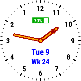 12/24 hour analog w/ secondary dials, seconds, HR watch face screenshot 4