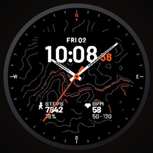 Terrain - Topographic Hybrid Watch Face · Screenshot 3