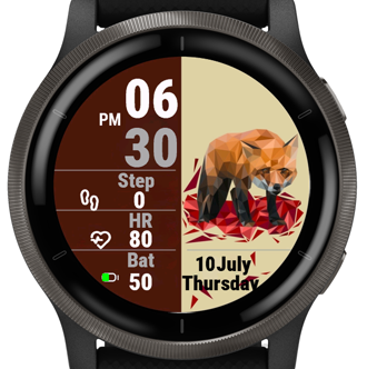 Fox Watchface · Screenshot 2