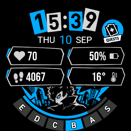 Persona Watch Face · Screenshot 0