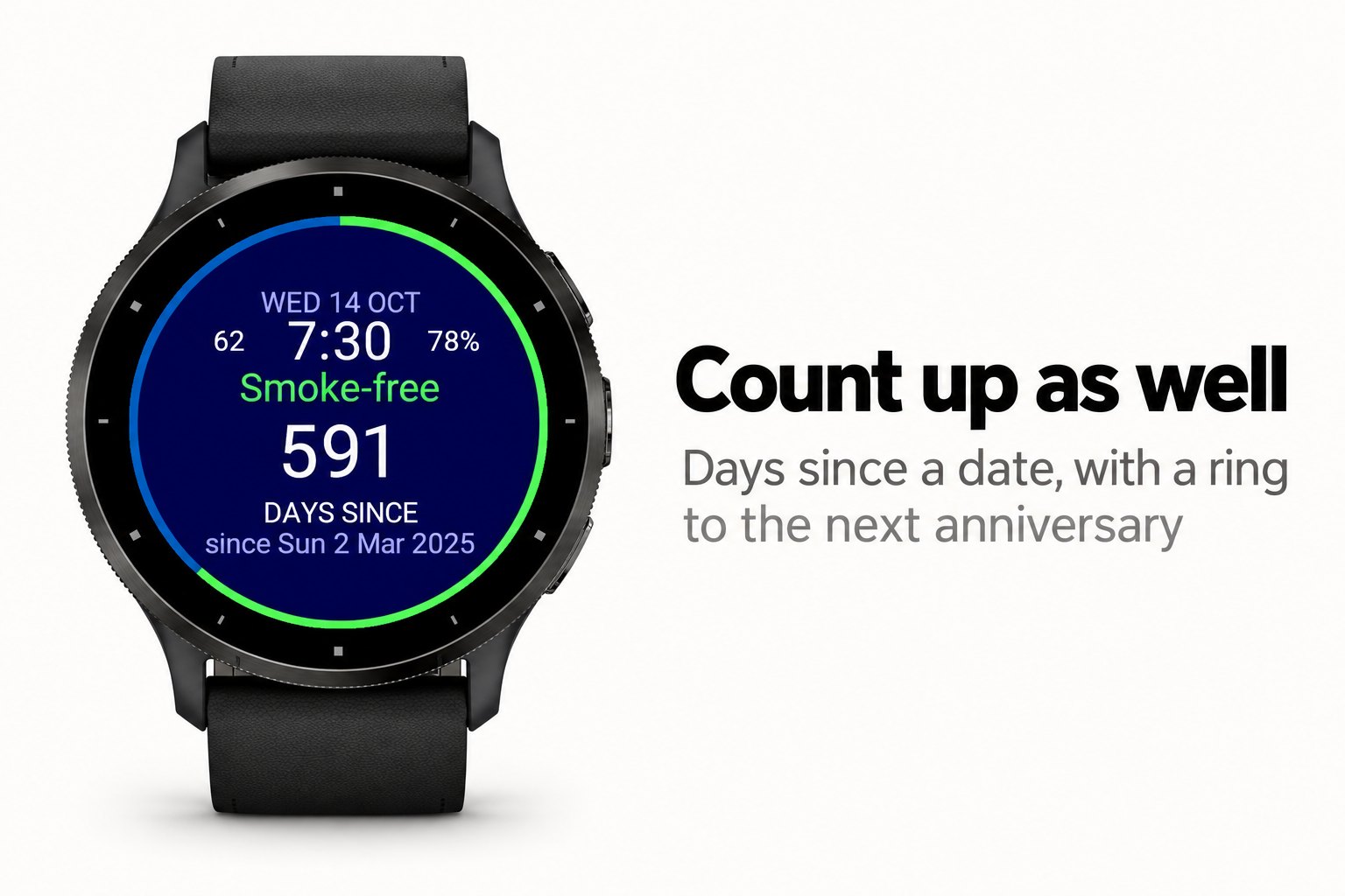 Tickdown - Countdown Watch Face · Screenshot 2