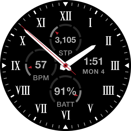 Old Money Analog V2 FaceWatch · Screenshot 1