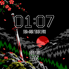 Demon Slayer S1 · 005 watch face screenshot 2