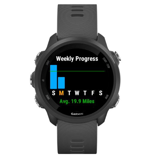 Weekly Running Distance Goal Widget · Screenshot 2