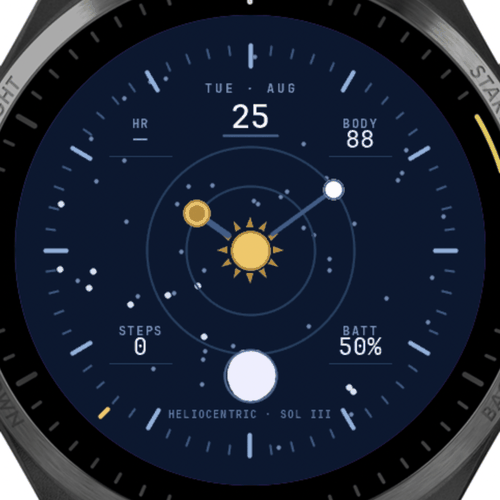 Orrery: Analog Moon Phase Solar System · Screenshot 0