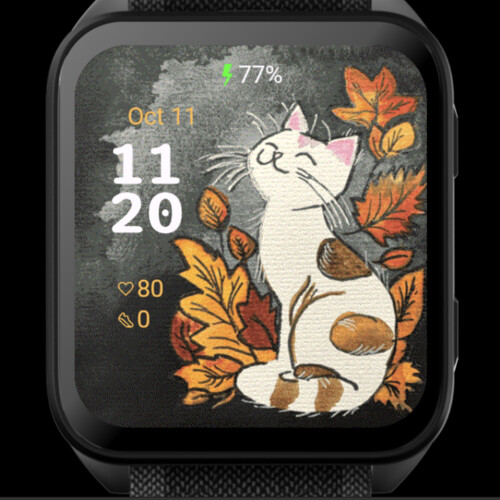 Autumn Cat Watercolor · Screenshot 0
