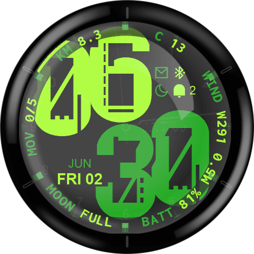 Metal Look Big Numbers Gen3 · Screenshot 3