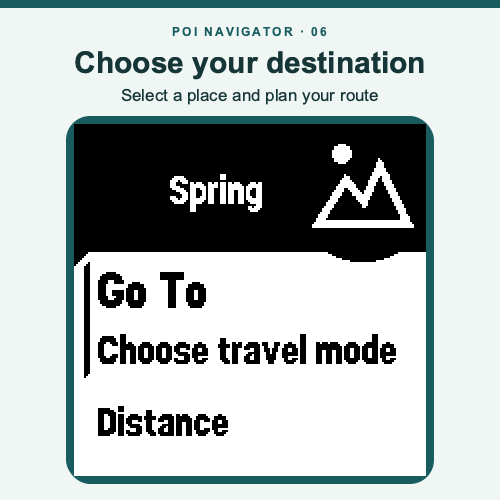 POI Navigator (Online version) · Screenshot 2