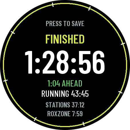 Station Splits for HYROX · Screenshot 4