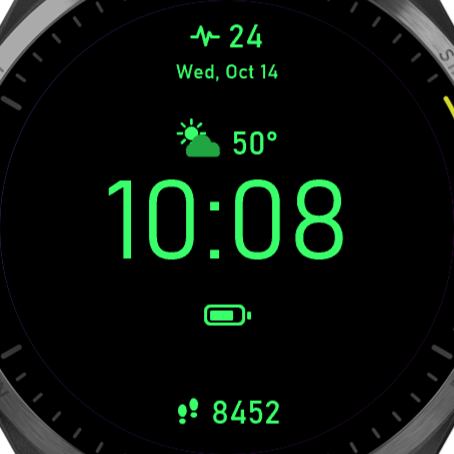 Basic Watch Face Modern · Screenshot 1