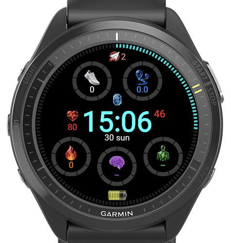 Premium AMOLED Health & Fitness Ice · Screenshot 0