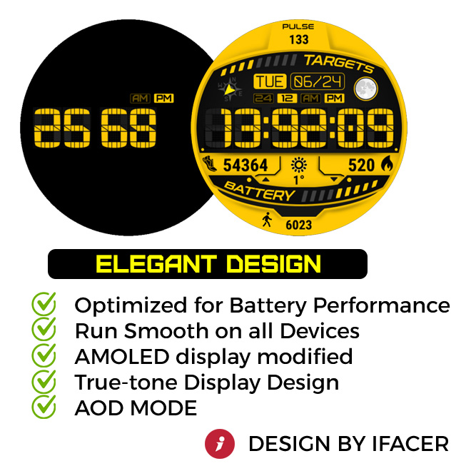 iFace (M006) – Neon Targets · Screenshot 1
