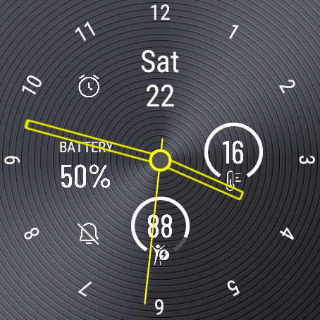 Simple analog and data fields 2 · Screenshot 4
