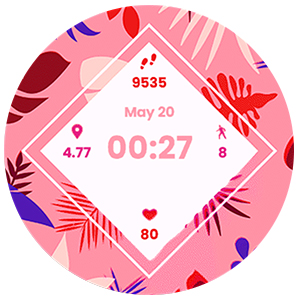 Exotic Pink Leaves · Screenshot 1