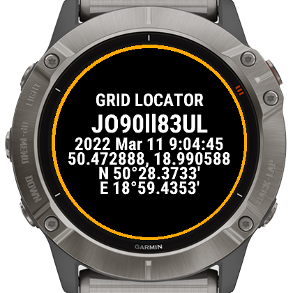 Grid Locator for HAMs · Screenshot 2