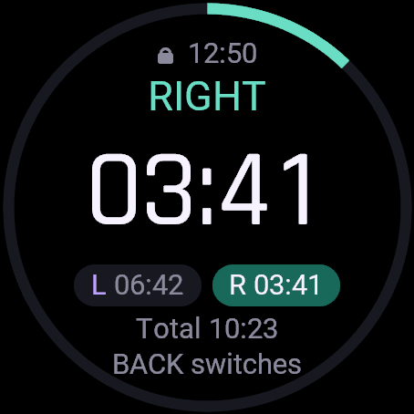 Toma – Breastfeeding Tracker · Screenshot 1