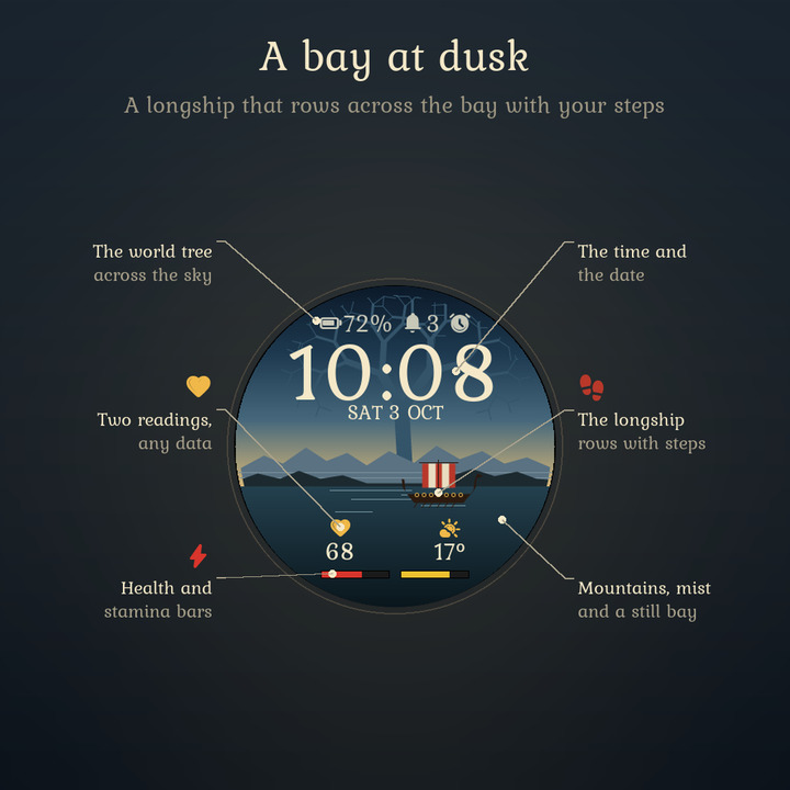 Vik – Norse Bay at Dusk · Screenshot 1