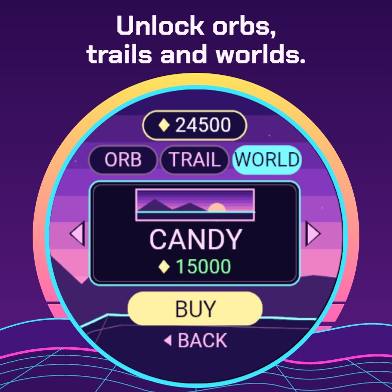 Neon Slopes：街机游戏 · Screenshot 2
