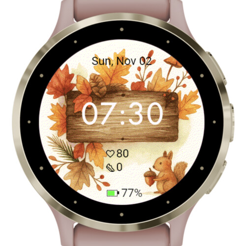 Autumn Wood Sign – Forest Squirrel · Screenshot 1