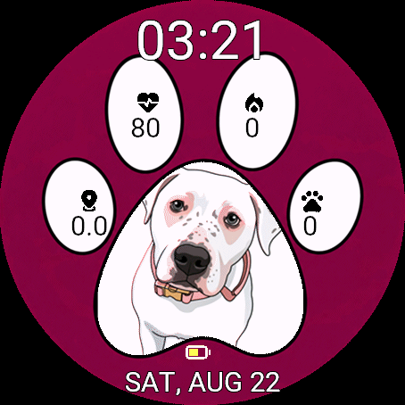 Pawsome Watch Face · Screenshot 0