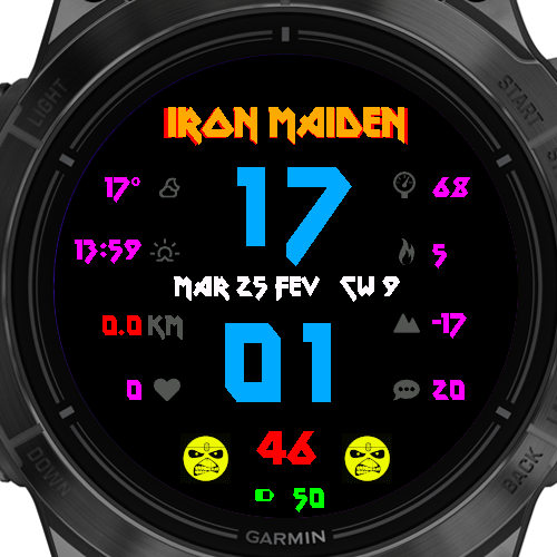 IRON MAIDEN WATCHFACE · Screenshot 0